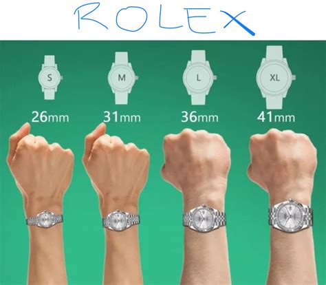 women's rolex size|rolex case size chart.